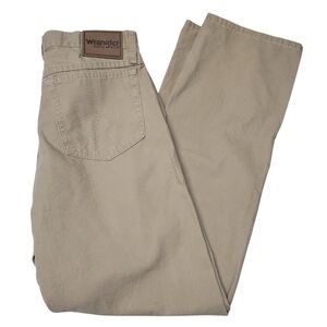 Wrangler Rugged Wear Tan Casual Pants Size 32 X 32